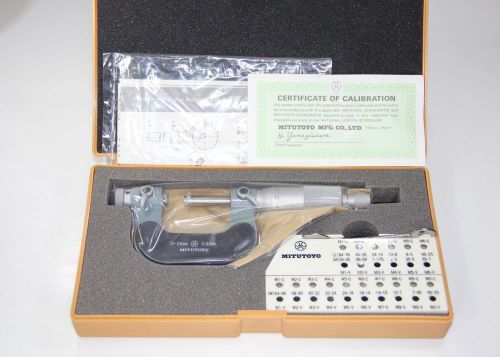 Mitutoyo screw thread pitch micrometer 126-126 (25-50mm) gewindemikrometer for sale