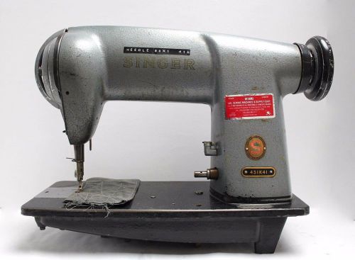 SINGER 451K41 Vintage Differential Feed Lockstitch Industrial Sewing Machine