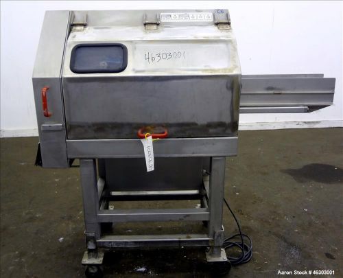 Used- Kronen Chive Cutter, Model GS10. 304 Stainless steel frame. 434 Stainless