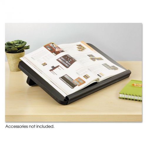 Safco Ergo-Comfort Read/write Freestanding Desktop Copy Stand- Wood- Black NEW