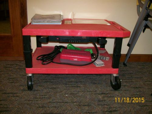 H. WILSON TUFFY UTILITY CART - 2 SHELF 16&#034; H MULTI COLORS (USED - LK ZURICH, IL)