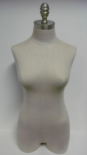 Mannequin beige female mannequin 3/4 torso body display left leg is pole ready for sale