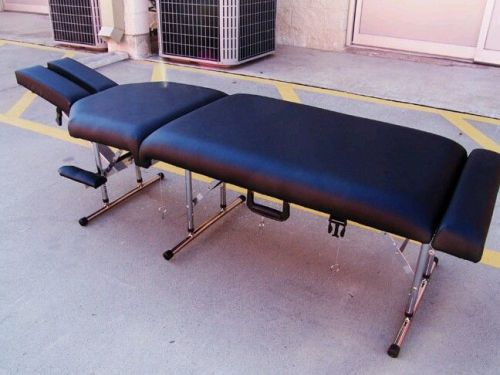 BestBid24hrWin Chiropractic Adjusting Table Folding Portable Therapy Massage Bed