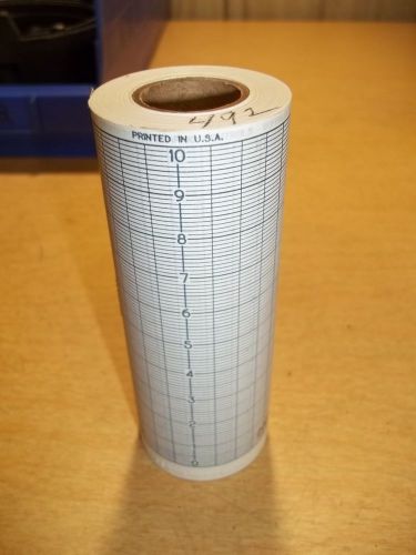 New chart recorder paper roll # 492 *free shipping* for sale