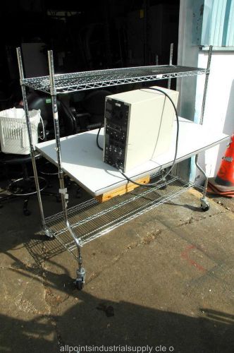 Nexel rolling laboratory factory assembly stations work benches tables carts for sale