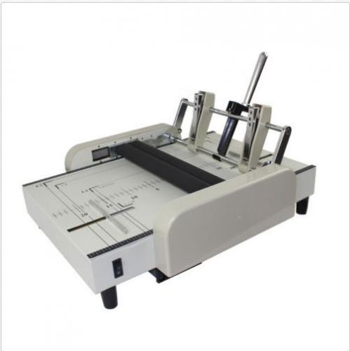 A3 Booklet Making Machine Paper Bookbinding and Folding Booklet Stapling 220V