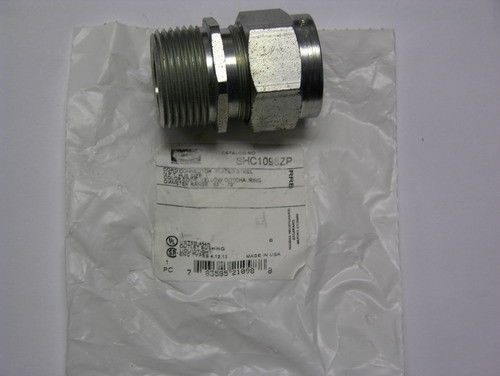 2 hubbell sch1098zp 1&#034; npt zinc plated steel cord connector yellow .63&#034;-.75&#034; for sale