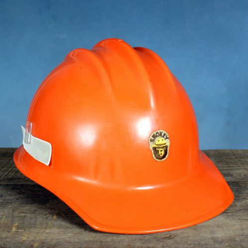 Bullard Wildfire Fire Helmet Hard Hat Hard Boiled A11-C Smokey Bear Patch VTG