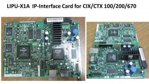 LIPU-X1A IP-Interface Card for CIX/CTX 100/200/670.