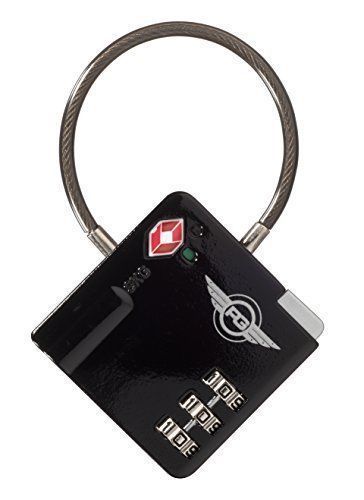 Tsa combination travel luggage lock, gym locker best security 3-digit cable lock for sale