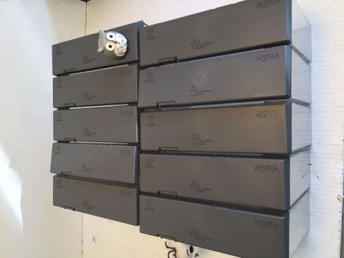 Lot of (10) Alpha Electronic S3 ACM336B Alarm Retail Store Security Boxes keeper