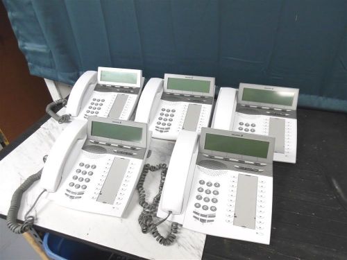 Lot of 5 Ericsson Aastra Dialog 4225 DBC 225 Digital Display Phone Multi Line