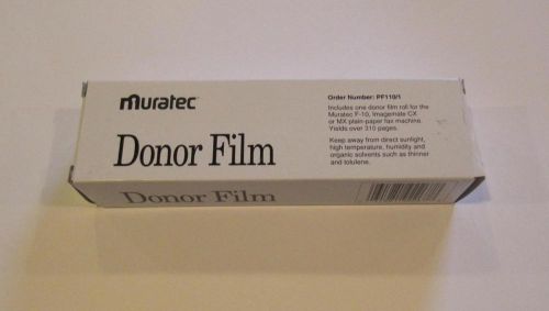 Muratec Donor Film PF110/1 New Fax Toner;For F-10, Imagemate CX,MX-Free Shipping