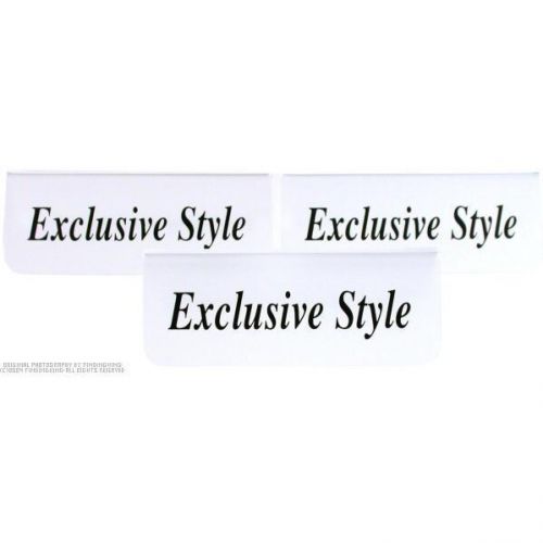 3 Exclusive Style Display Signs Jewelry Showcase Unit