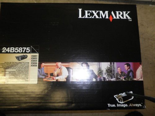 LEXMARK XS651 PRINT CARTRIDGE 24B5875 GENUINE