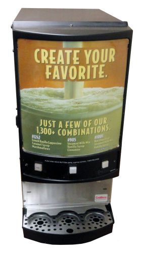 Grindmaster-cecilware pic3 flavor cappuccino hot choc bev dispenser for sale