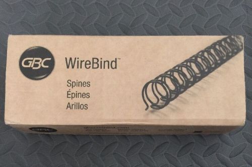 Swingline GBC Silver WireBind Spines, 7/16&#034; Diameter (11.1mm) 100/Box #9775027G