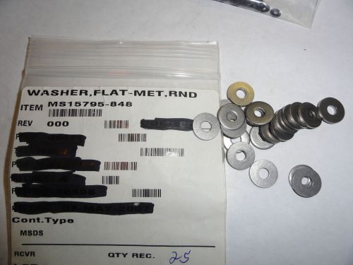 #10 Stainless Flat Washers, MS15795-848