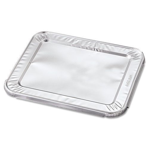 Steam table pan foil lid, fits half-size pan, 10 7/16 x 12 1/5 for sale