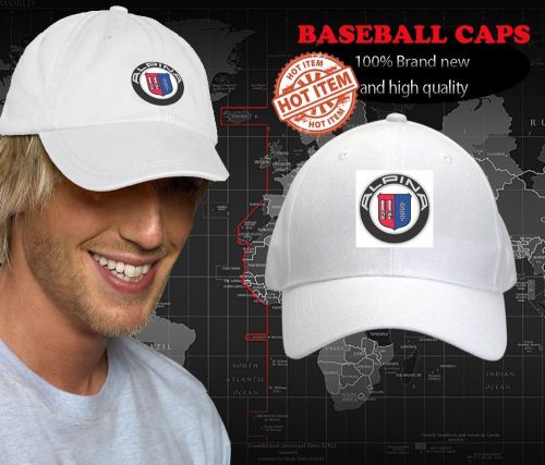 Alpina Motor logo Caps White Hats Accessories Unisex Apparell Gift