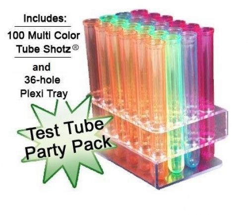 Barproducts.com, inc. test tube party pack-100 tube shotz, 36-hole rack for sale