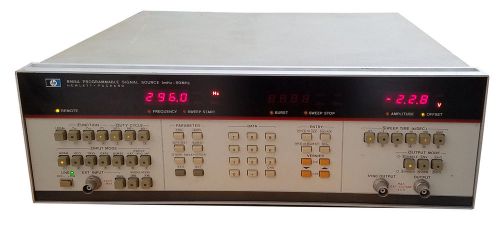 Agilent / HP 8165A-002 50 MHz Programmable Signal Source