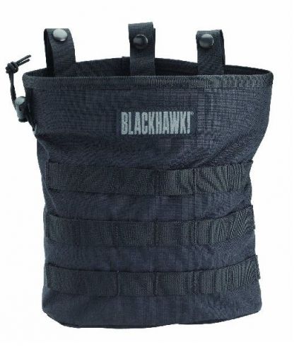 Blackhawk 37cl117bk black roll-up molle dump pouch w/ elastic loops for sale