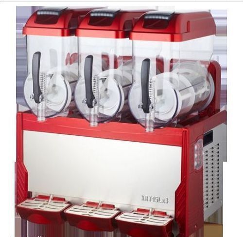 New commercial 3 tank frozen drink slush slushy making machine smoothie maker e3 for sale