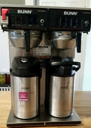 Bunn 23400-0041 commercial coffee maker with hot water, pots, used very little