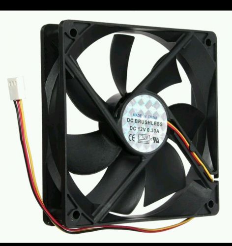 12V Brushless 3Pin 120x120x25mm Silent Computer CPU Cooler Small Cooling Fan PC