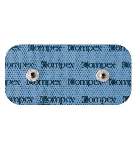 Compex Easy Snap Performance Electrodes, 2&#034; x 4&#034; (2 Pack)