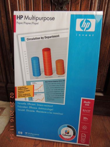 HP Ream and Office Depot Ream of Multipurpose Paper 8.5x14
