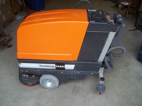 Commercial Taski Combimat CO 1400 Electric Walk Behind Floor Scrubber 24 Volt
