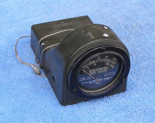 Meter from old geiger counter