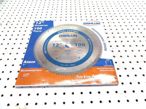 Oshlun SBF-120100 12-Inch 100 Tooth TCG Saw Blade with 1&#034; Arbor