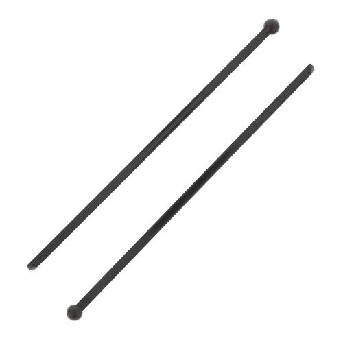 Royal 6&#034; Black Plastic Ball End Stirrers, Package of 500, RP150-6BK