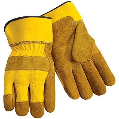 Steiner 02470 leather palm work gloves,  individual grade brown premium shoulder for sale