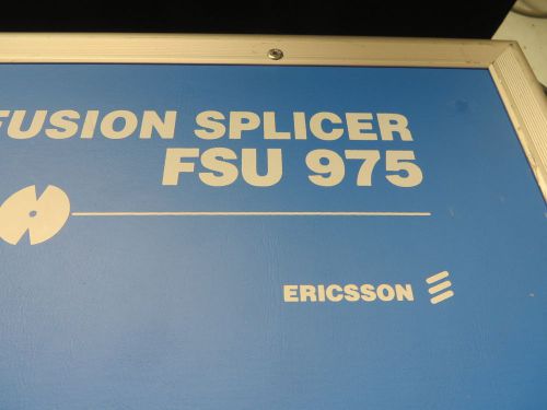 Ericsson fsu 975 fusion splicer #26148 khdg for sale
