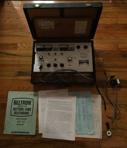 Beltron 8080-A Picture Tube Tester Restorer Vtg CRT Edtron - Powers On UNTESTED