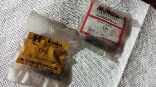 NOS  Helwig 126 Carbon Motor Brushes and springs #91