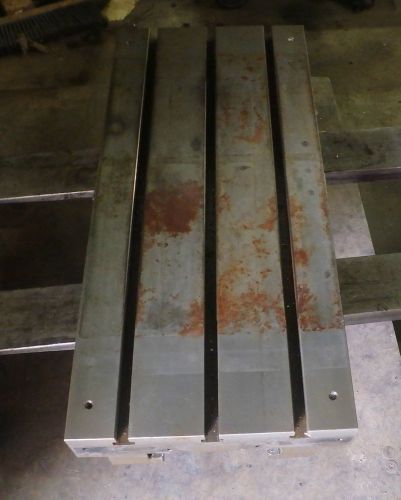 35.375&#034; x 16.125&#034; x 5.13 Steel Weld T-Slotted Table Cast iron Layout Plate Weld