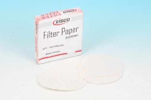 Eisco eisco labs qualitative filter paper, 15cm, pack of 100 for sale