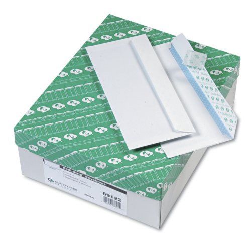 Quality park redi-strip #10 white confidential envelopes 500 count (69122) for sale