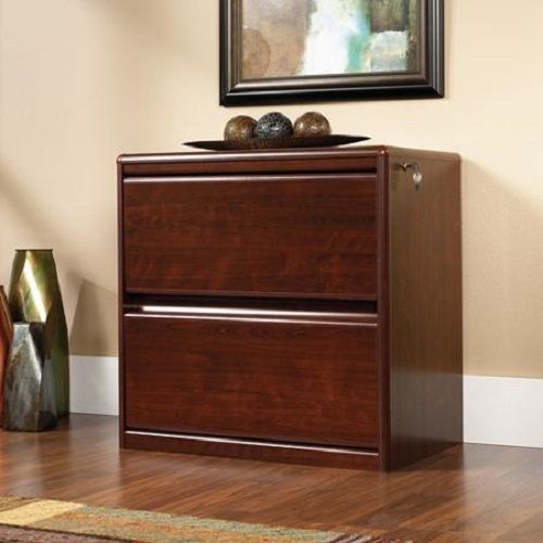 Sauder Cornerstone Lateral File Cabinet, Classic Cherry Finish, Pick Up Only