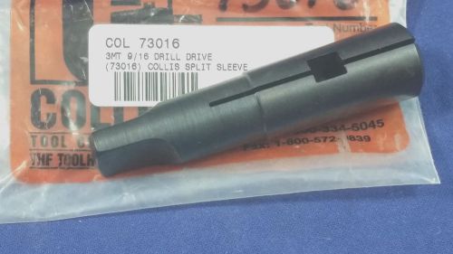 NEW Collis MT3 3MT Morse Taper 9/16&#034; Split Sleeve Drill Driver 73016 - Expedited