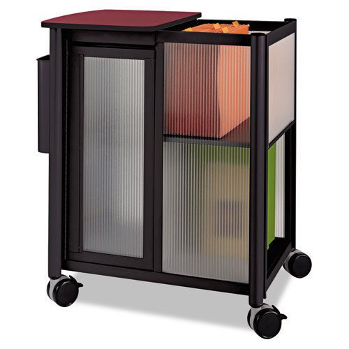 Safco impromptu mobile storage center w/hanging file, 23-1/2 x 17-3/4 x 26-3/4 for sale