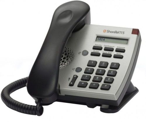 Shoretel ip115 silver lcd display ip phone a-stock refurbished for sale