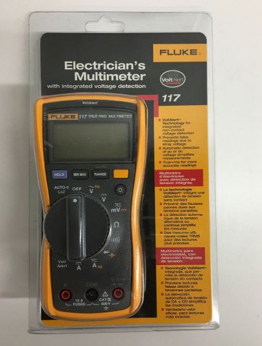Fluke 117 electricians multimeter with voltalert technology new for sale
