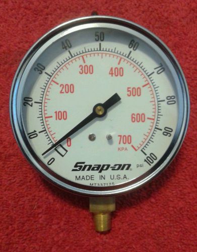 Snap-on pressure guage mt337125 for sale