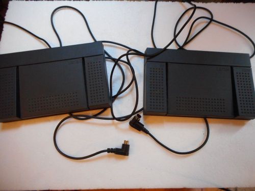 LOT OF 2 OLYMPUS RS-19  DICTATION/TRANSCRIPTION FOOT PEDALS